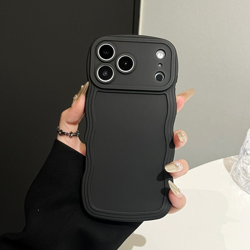 Boîte de téléphone à grande vague liquide couleur de bonbons