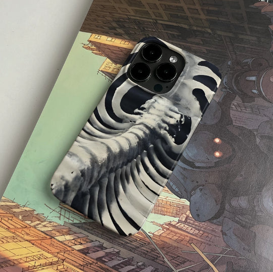 Trendy Retro Art Niche Case Téléphone