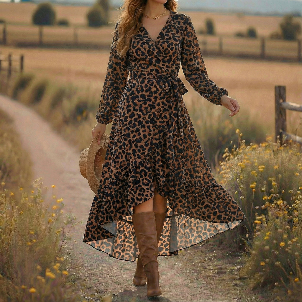 Robe à manches longues pour femmes