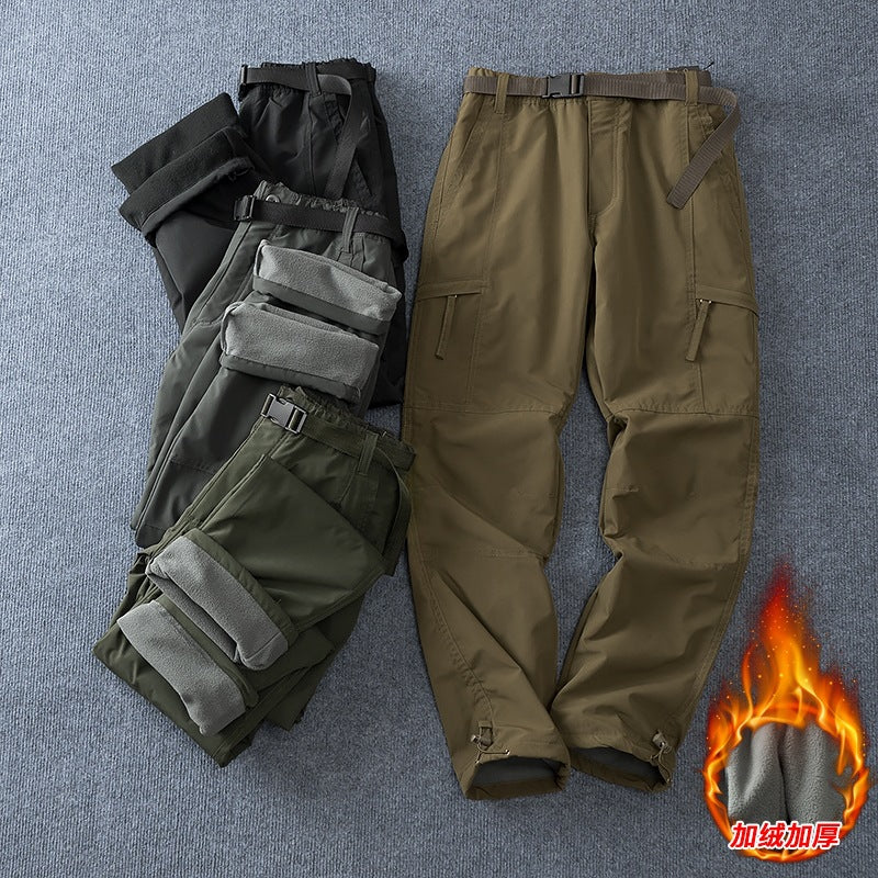 Pare-brise Pantalon moto homme automne et hiver chaud imperméable tapisserie Thi