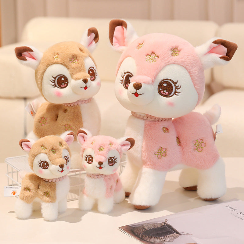 Jouet en peluche cartoon Sika Deer Baby Deer