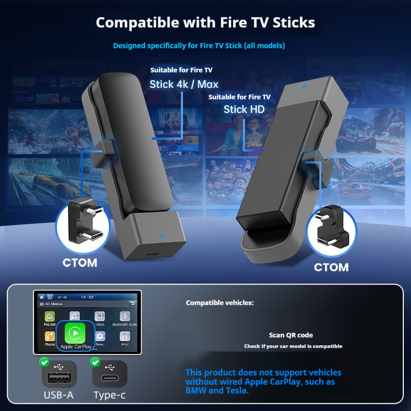 Adaptateur HDMI compatible avec Amazon Fire TV Stick