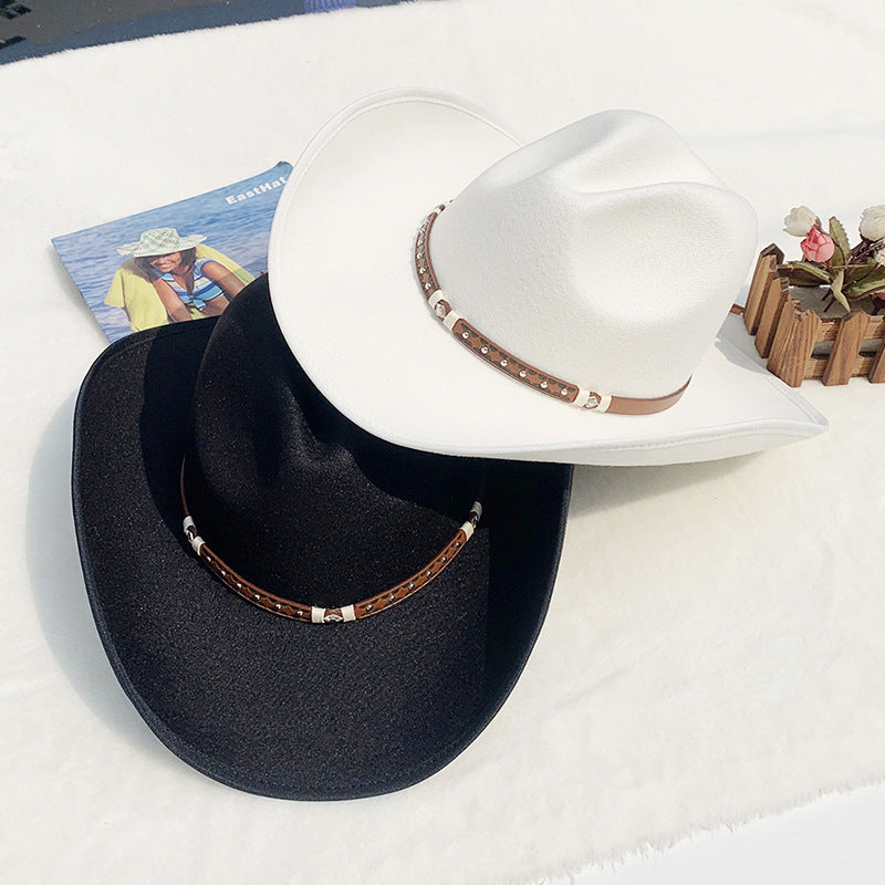 Chapeau de cowboy Woolen pour hommes