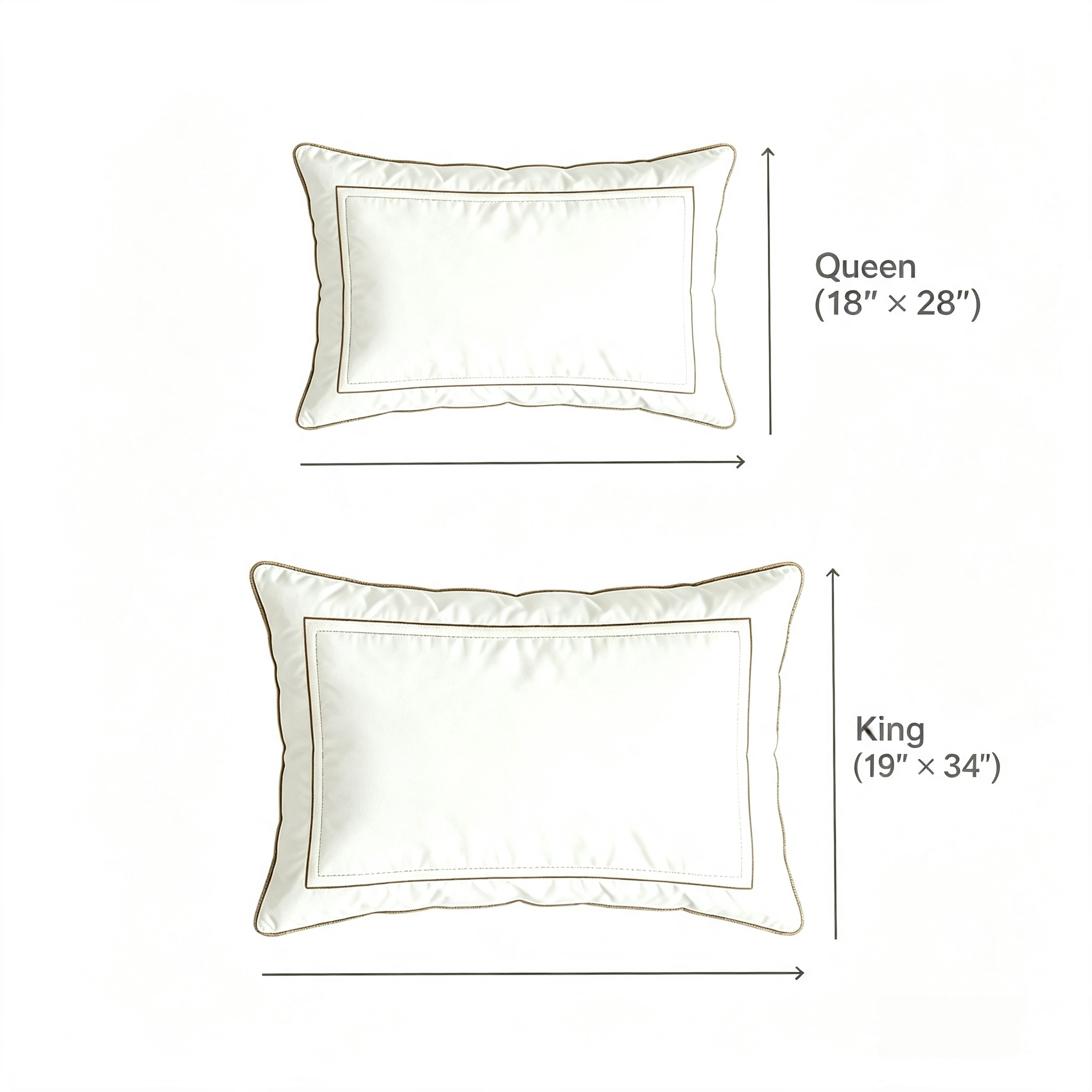 Oreiller moelleux généreusement garni, lot de 2, confort hôtel