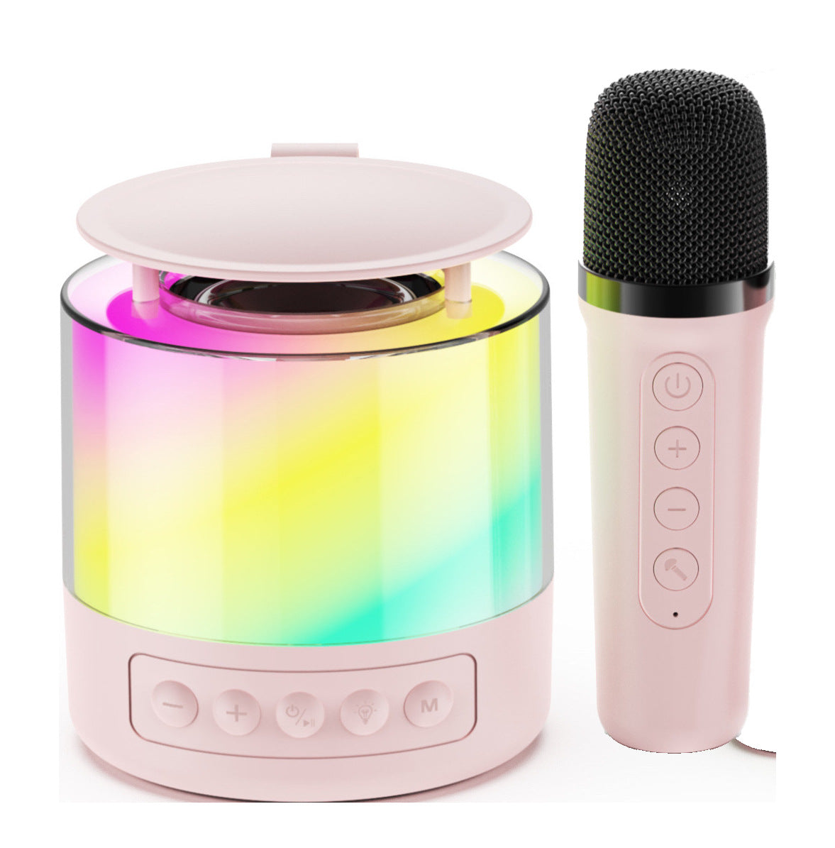 KP-K04 Microphone sans fil pour haut-parleur Bluetooth sans fil avec lumières