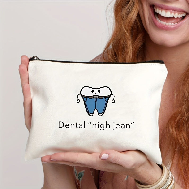 Poche zippée en toile pour enfants