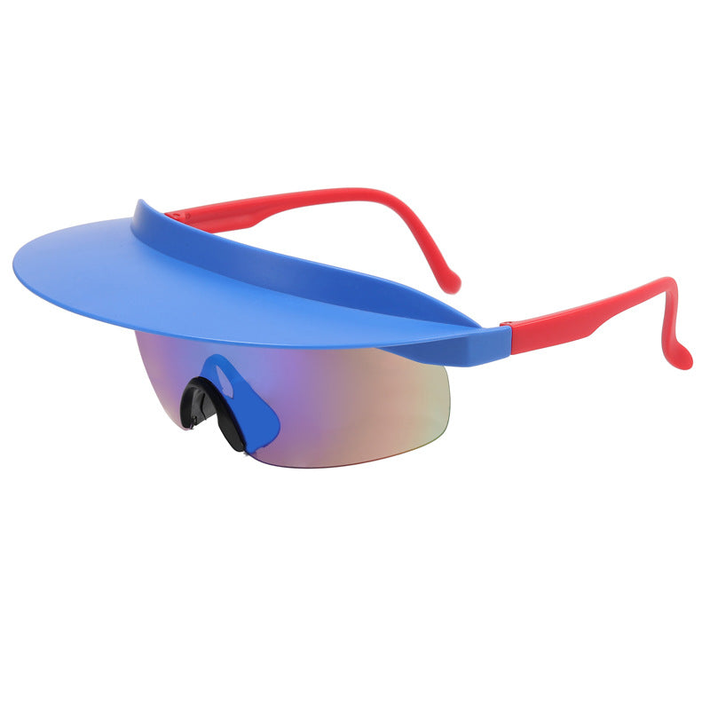 Grande cadre lunettes de vélo sont mode et coloré