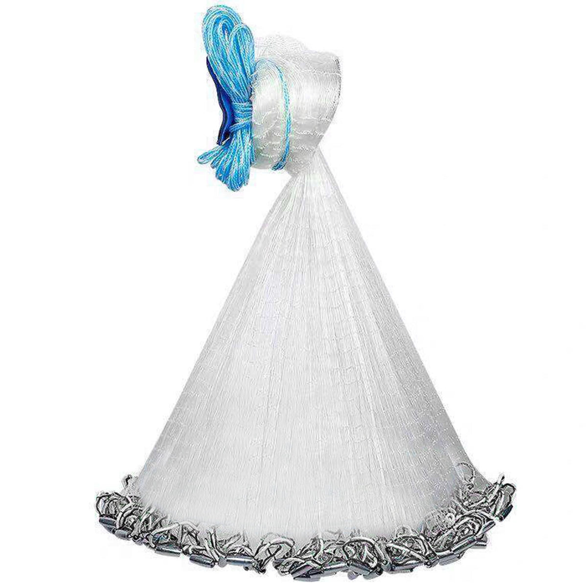 1Pc 2 Options de taille 6FT 8FT Pêche radius filet cast pour les pères jour cadeau piège à queue facile Thr