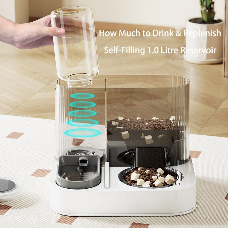2-in-1 Pet Food and Water Dispenser