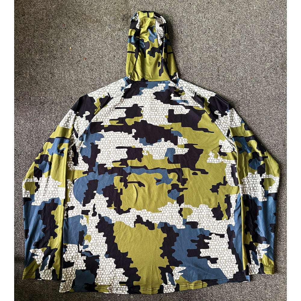 Pêche Hoodie voile chemise Surf couverture visage cou été hommes longue manches chasse Jersey