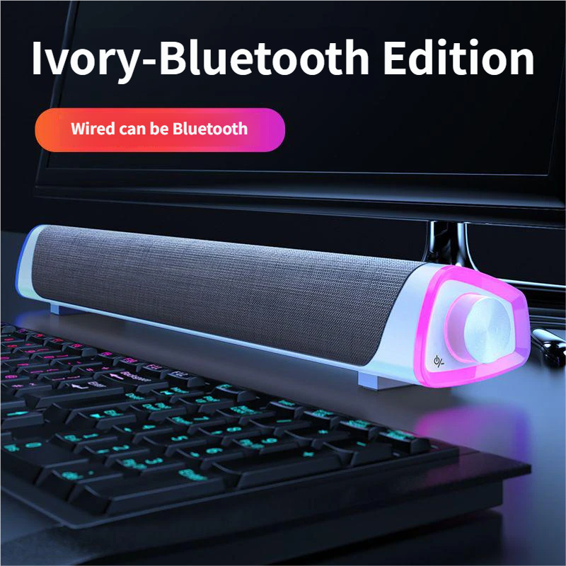 Haut-parleur Bluetooth blanc double haut-parleur USB alimenté IPX2 étanche