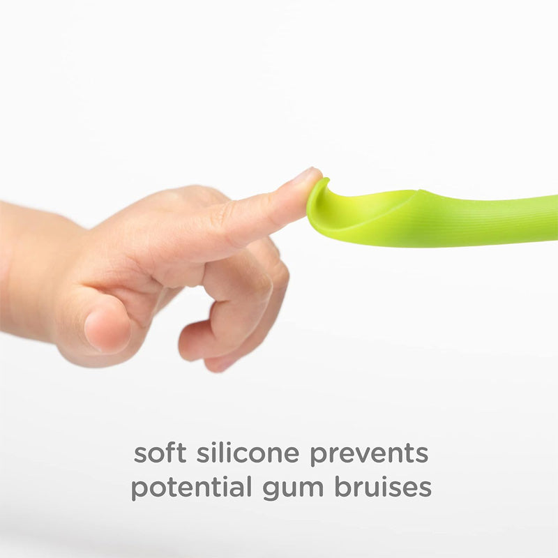 Spoon d'entraînement 2pack Silicone Soft-Tip pour le sevrage de bébé