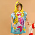 Serviette de plage absorbante pour enfants Dinosaur Bathrobe