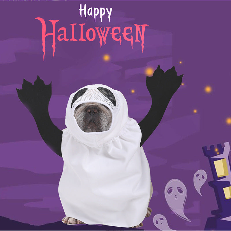 Animaux de compagnie Halloween Ghost Animaux de compagnie Chien Chat Fête