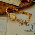 Vintage en or de style français Petite montre femme