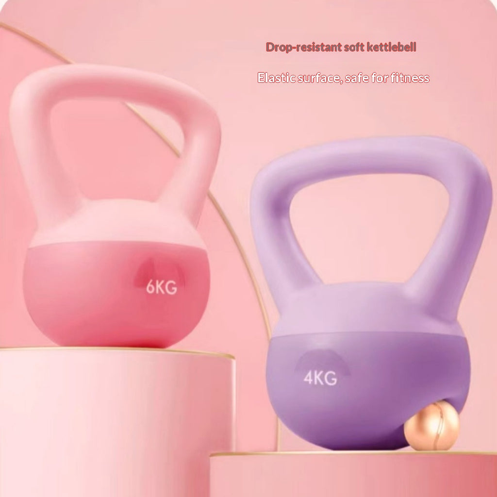 Soft Kettle Bell Fitness pour Femme Accueil 6kg Hip Training Shaping Soft Bell Kettle pour Homme