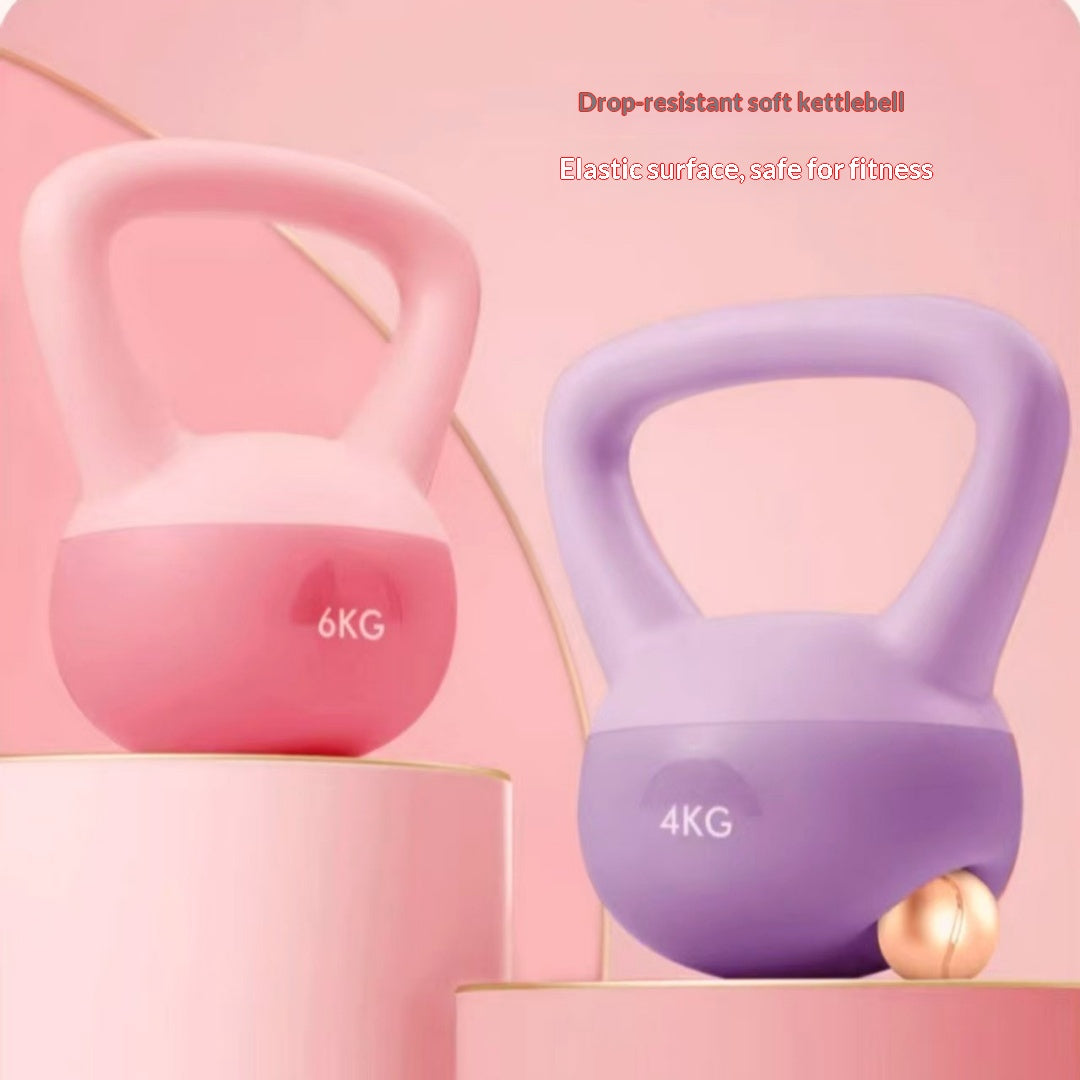 Soft Kettle Bell Fitness pour Femme Accueil 6kg Hip Training Shaping Soft Bell Kettle pour Homme
