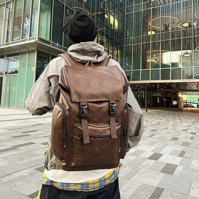 Sac à dos pour femme en cuir de vache en cuir de rétro