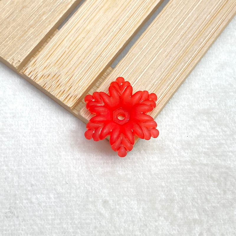 Matte Acrylic Snowflake Spacers