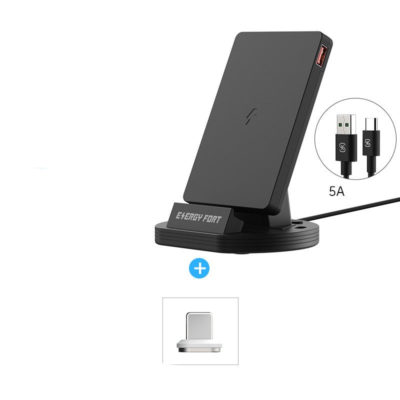 Téléphone mobile Rechargeur sans fil à absorption magnétique rapide
