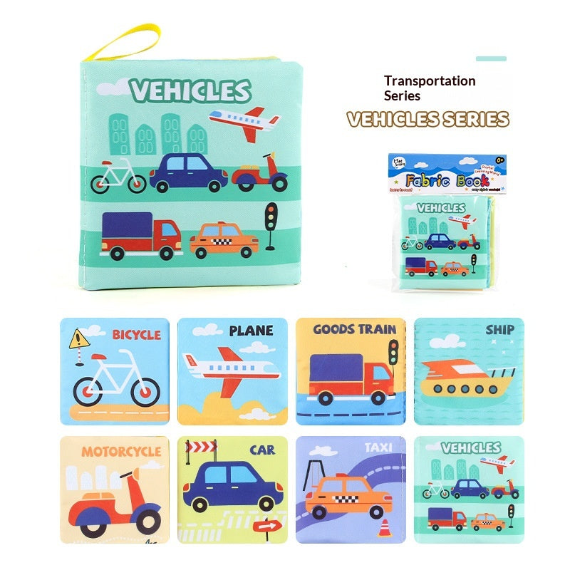 4 Pages 8 Côtés Livre de vêtements pour bébés Jouets éducatifs à l'épreuve des déchirures