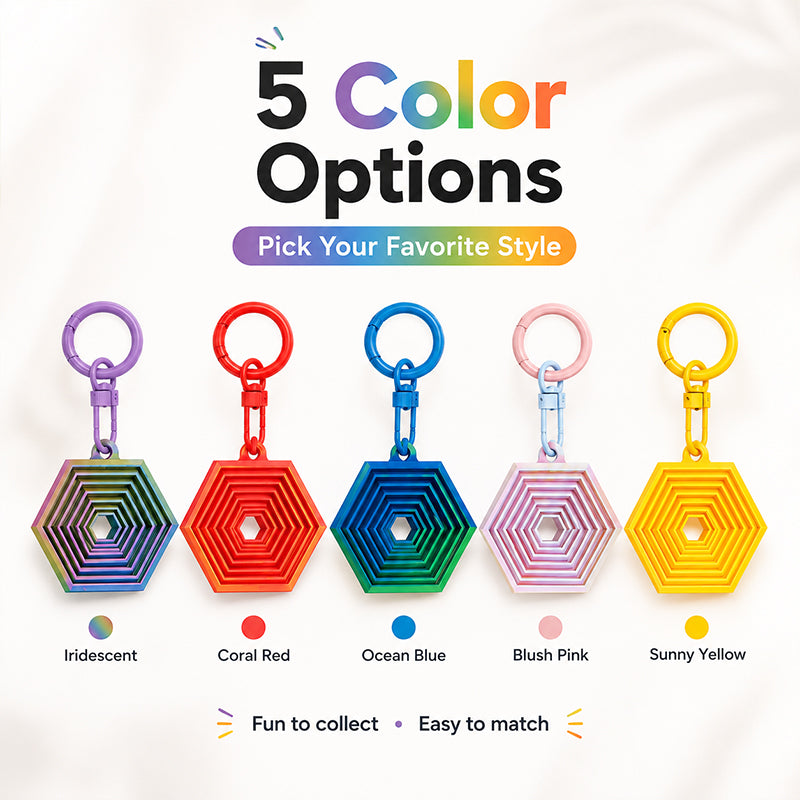 Clavier rotatif Hexagon Fidget