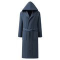 Peignoir à capuche en coton pur pour hommes