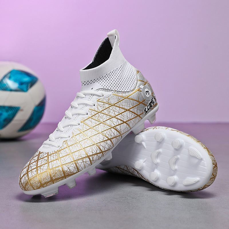 Chaussures de soccer longues et courtes Spikes Adultes Course Chaussures