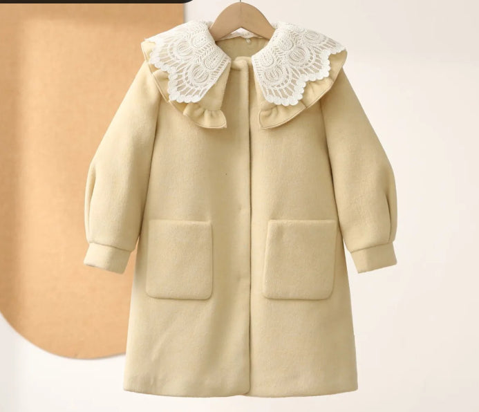 Mignon et doux laine manteau coton rembourré Veste de comptoir d'hiver Solde