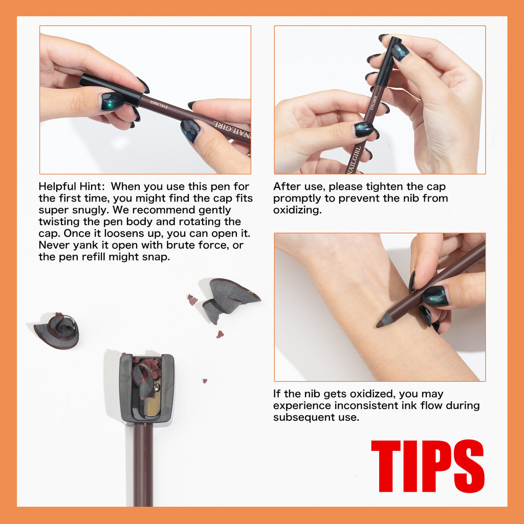 Couleur Eyeliner Imperméable Eyeliner Pas Smudger Chipping lisse