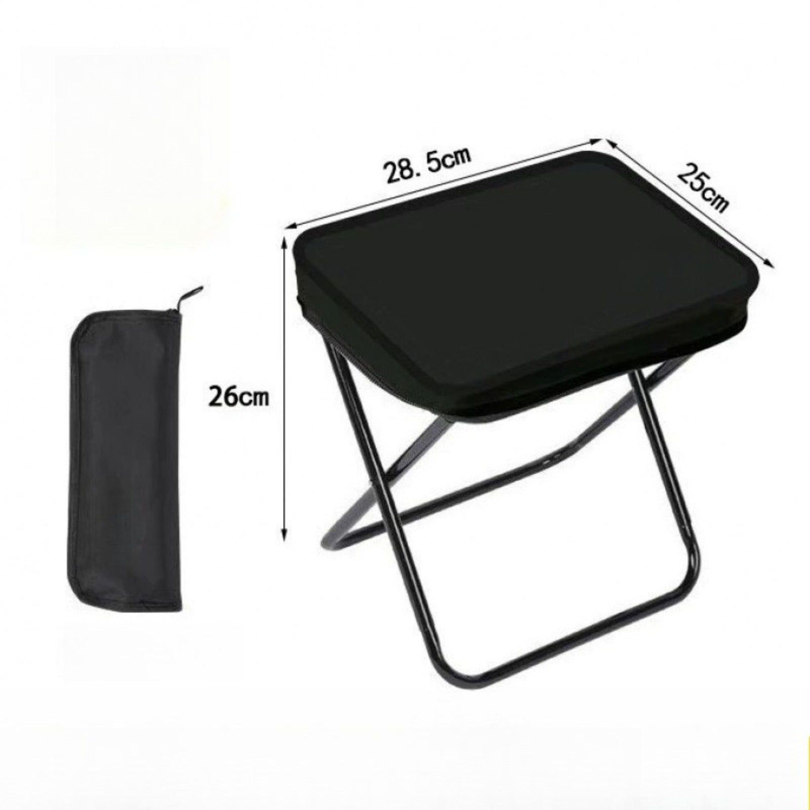 Tabouret pliant en forme de sac à main