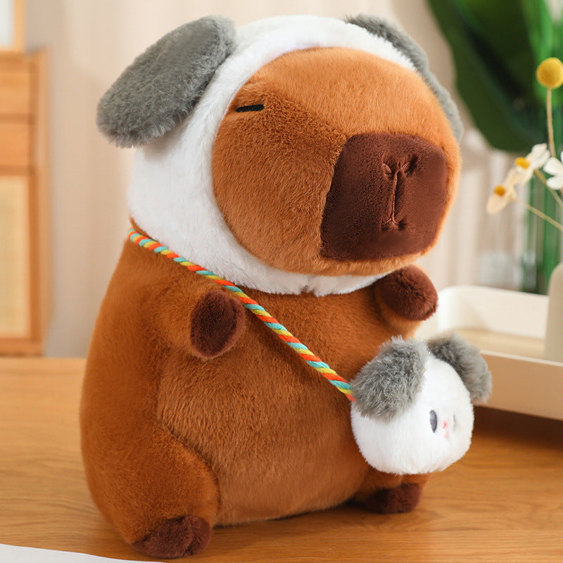 Jouet en peluche de transformation Capybara