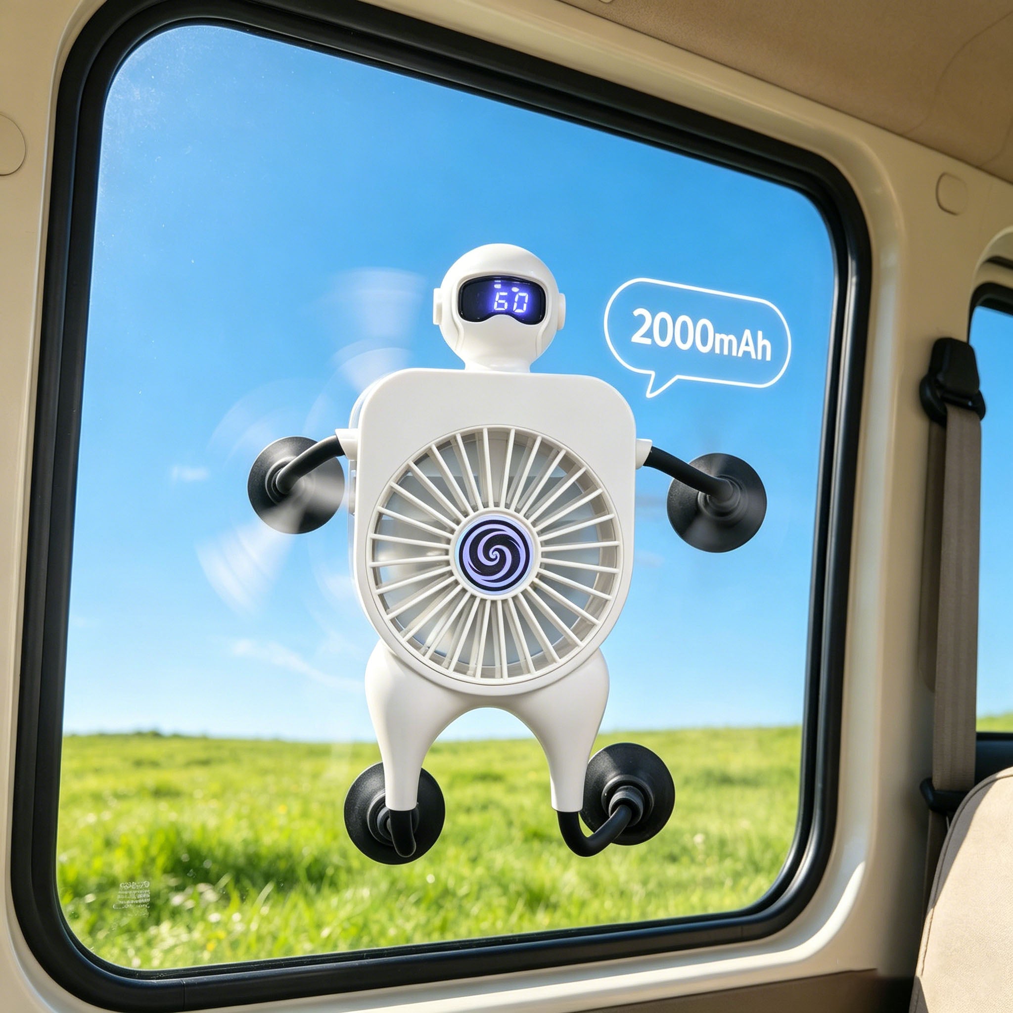 Eventail de Coupe d'aspiration amusante 2000 Mah avec bras et jambes fléchissants