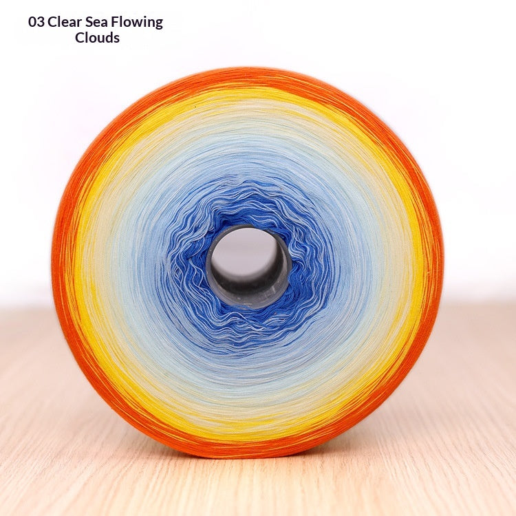 1500-gram GradientTwist-free Cake Fil Ball pour tricoter à la main et crochet Blankets