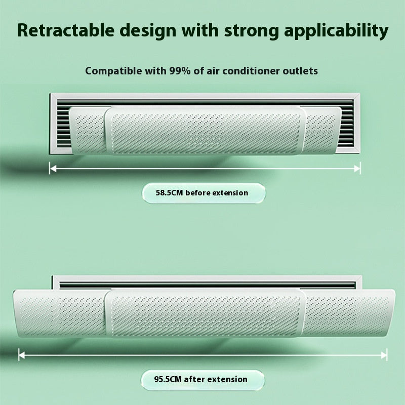 Air conditionné central d'usage général conduit climatisation sortie d'air anti-droit Bl