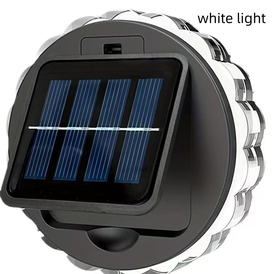 Extérieur Cour LED solaire Petal lumière murale