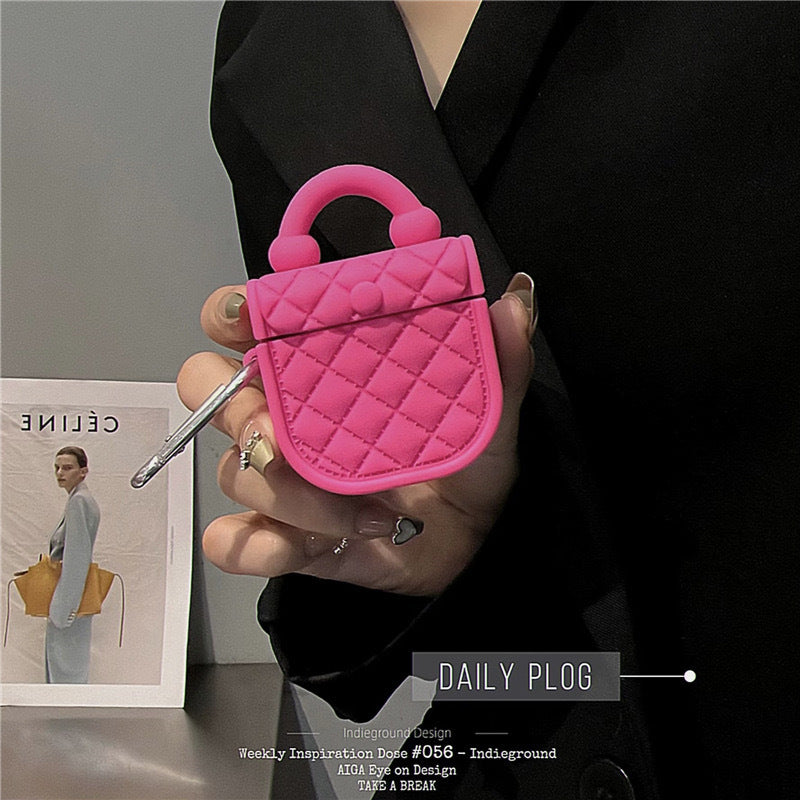 Étui d'écoute en silicone de couleur simple et solide