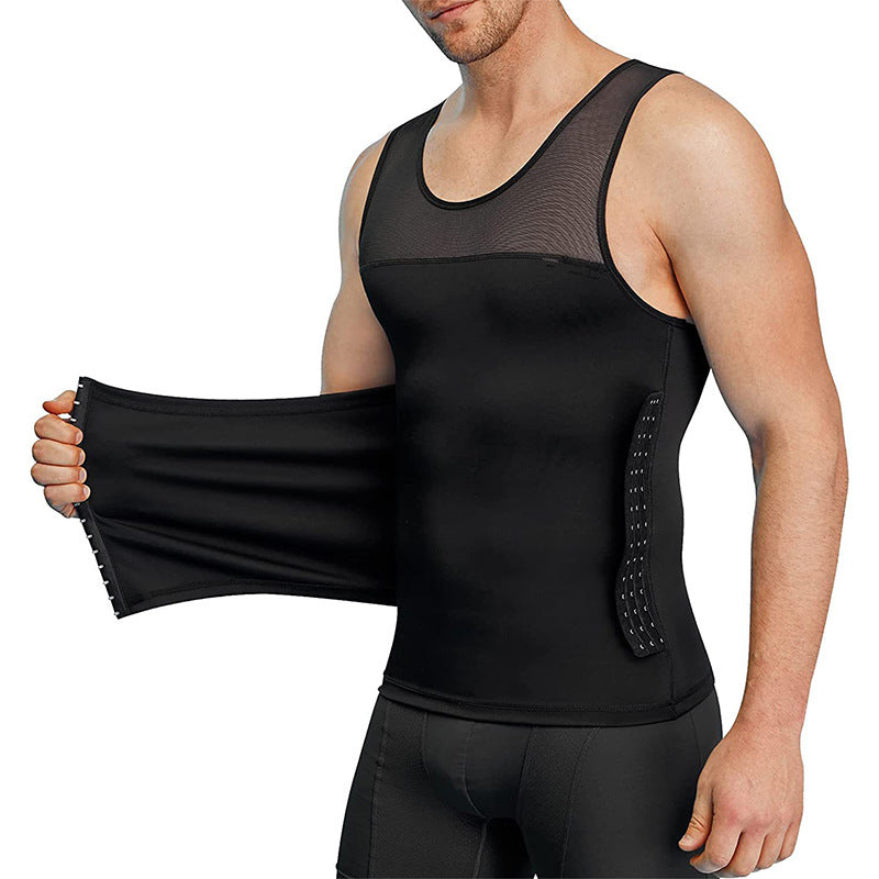 Homme Breasted Belly Shaping Vest Inv