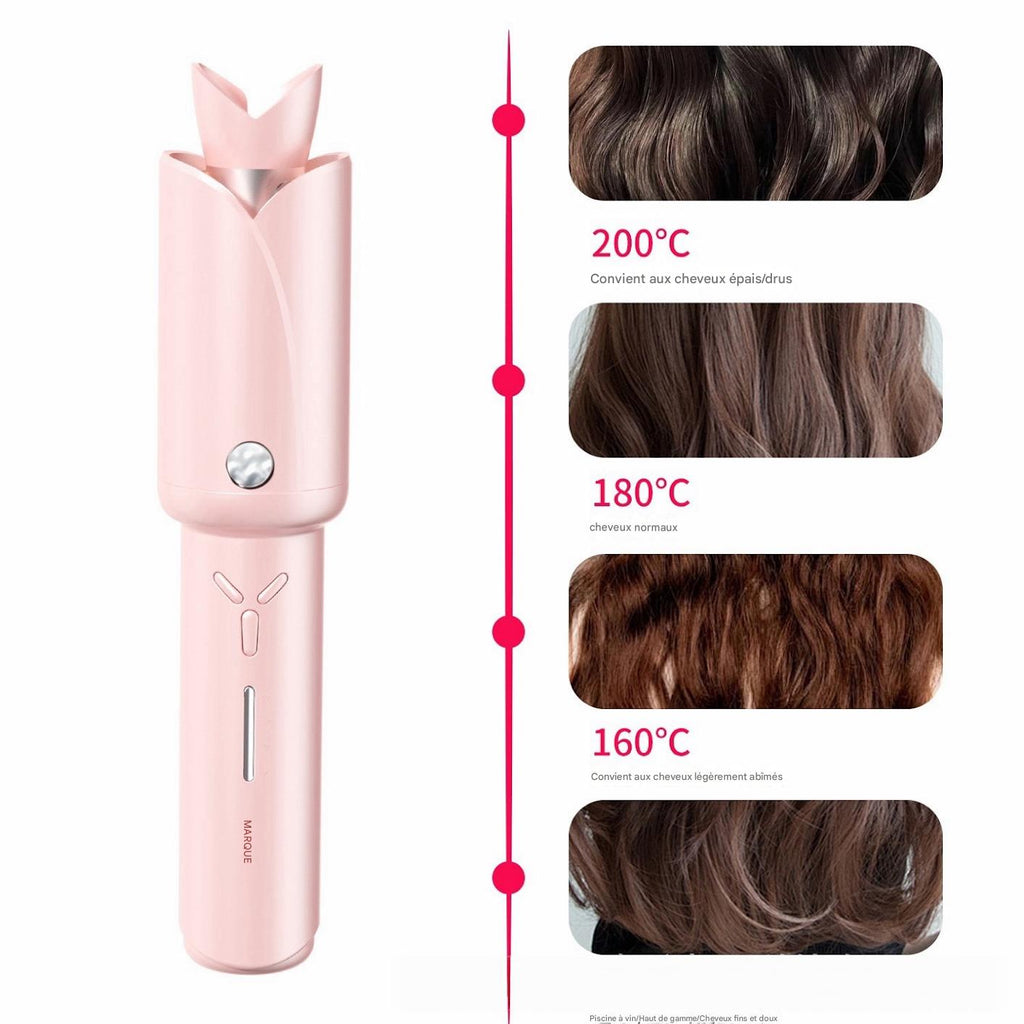 Boucleur Automatique Sans Fil 32 Mm Fer A Boucler Pour Grandes Ondulations Portable Et Ele