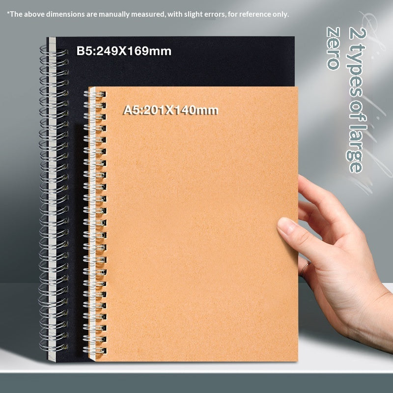 Simple carnet de notes papier A5 Kraft pour la pratique