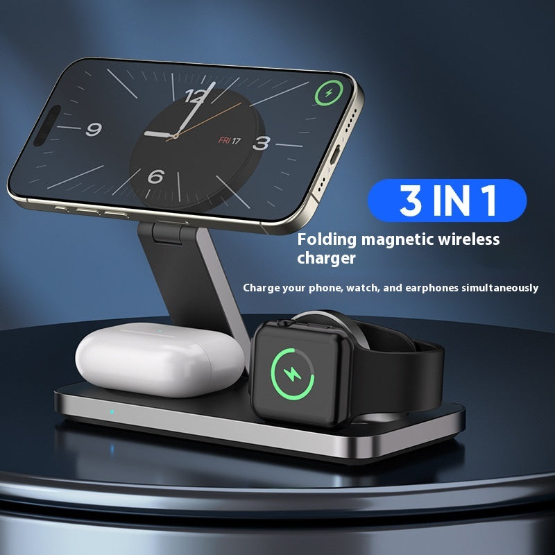 Solid Color 4-in-1 Magnetic Wireless Charger