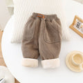 Pantalon en coton pour garçon Pantalon casual d'hiver Bébé