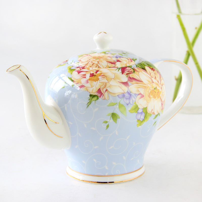 European Tea Set Après-midi Théière de porcelaine Anglais
