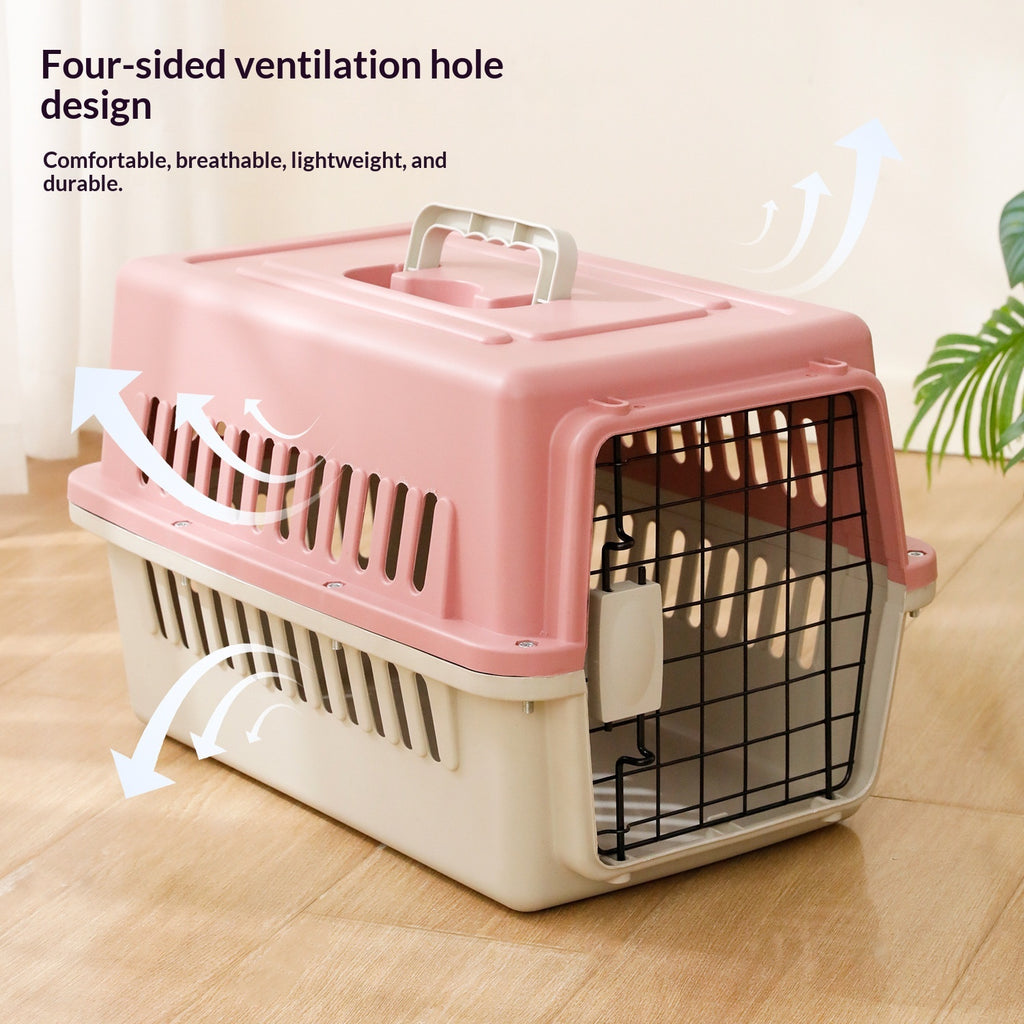 Petit chien et chat transporteur de voyage respirant et portable pour les sorties