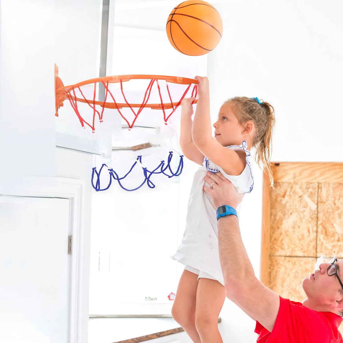 Basketball silencieux avec mousse de rotule Bouncing Basketball silencieux Foa haute densité non revêtue