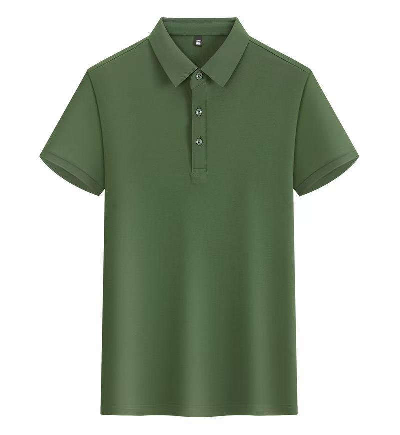 Faites des uniformes d'entreprise à manches courtes avec un collier tournant