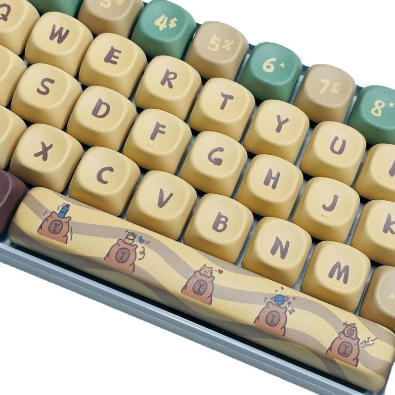Capabala PBT Girl MOA Hauteur Mécanique Keyboard Keycaps 130 Key Set