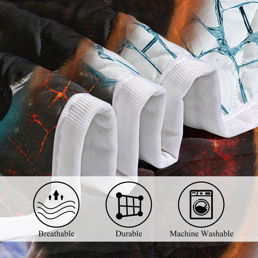 Tai Chi Wolf Quilt Set