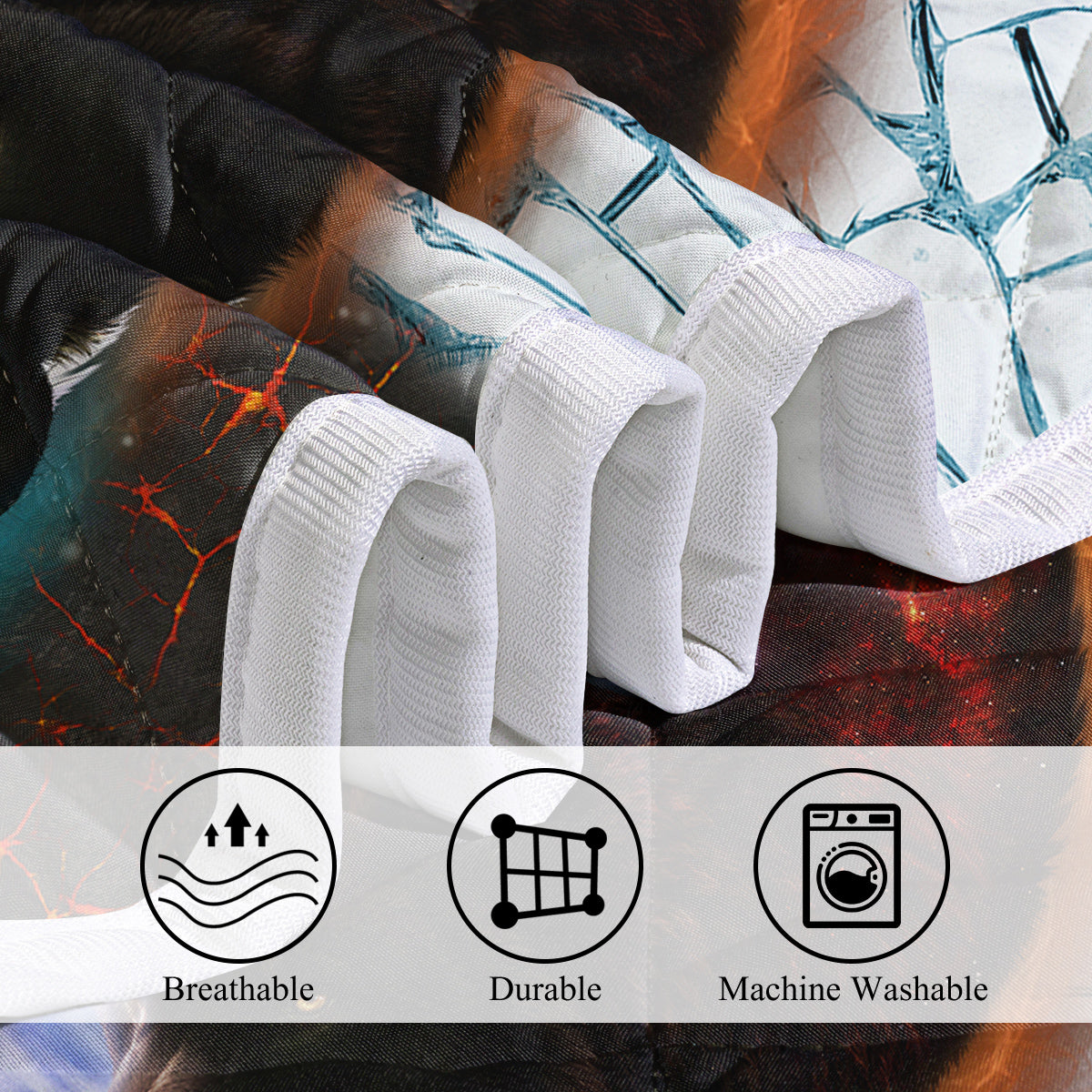 Tai Chi Wolf Quilt Set