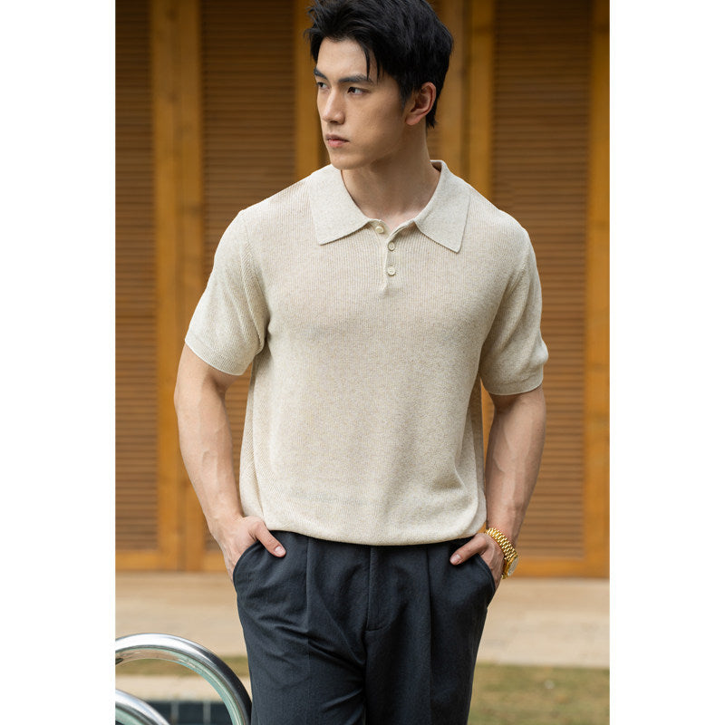 T-shirt casual à manches courtes pour hommes